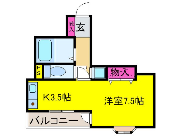 カルム香川の物件間取画像